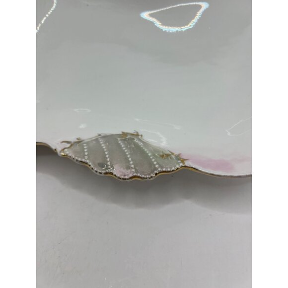 Vyg China Hand Painted Large Dish Gold Trim Germany - Picture 2 of 8